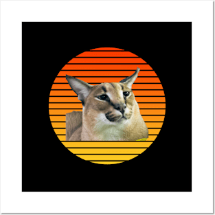 Big Floppa My Beloved Caracal Meme Posters and Art